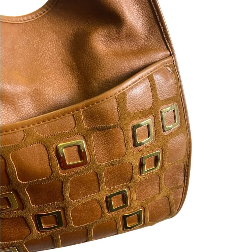Christian Dior 61  Caramel Color Hobo with 2 Charms